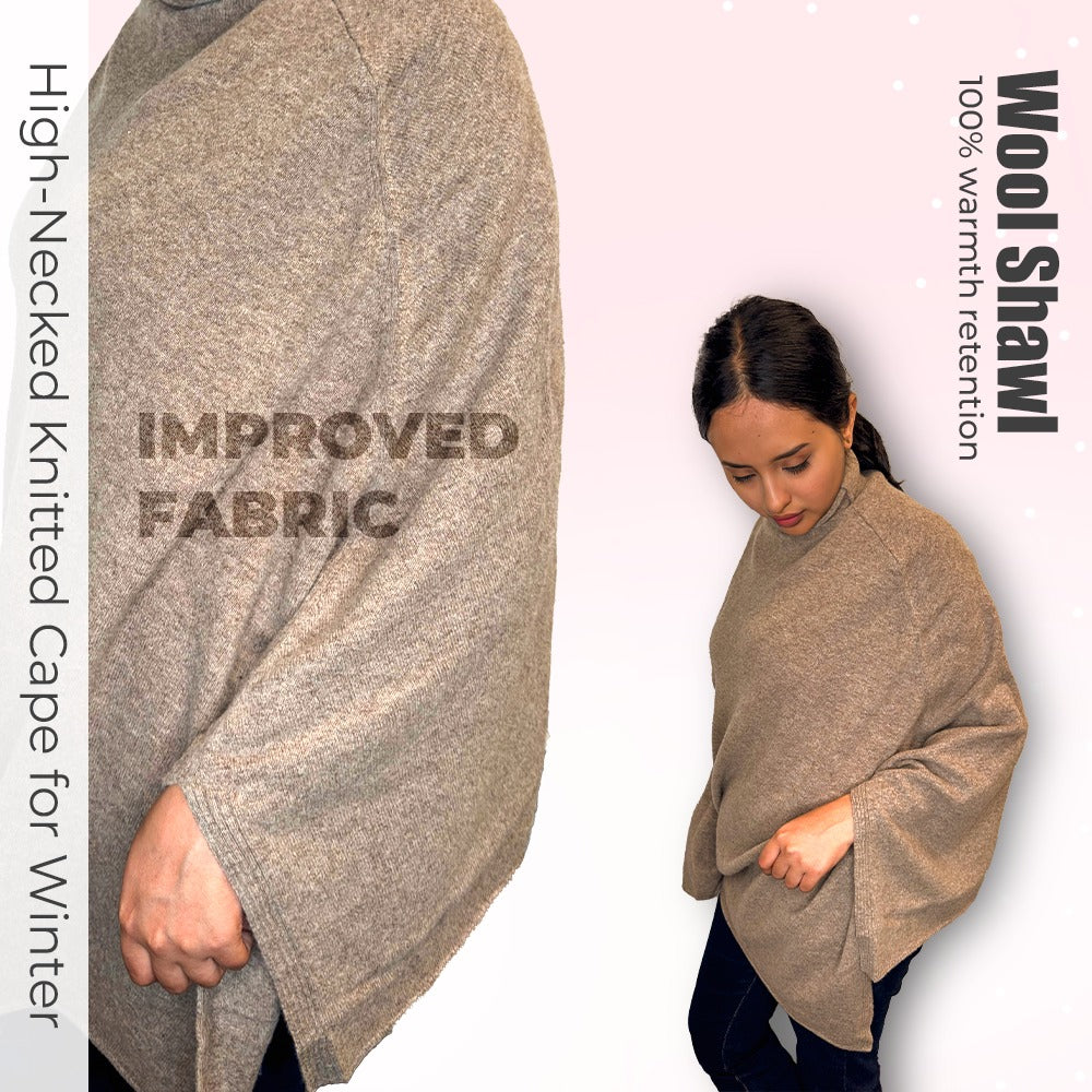 Spring Autumn High-Quality Wool Shawl