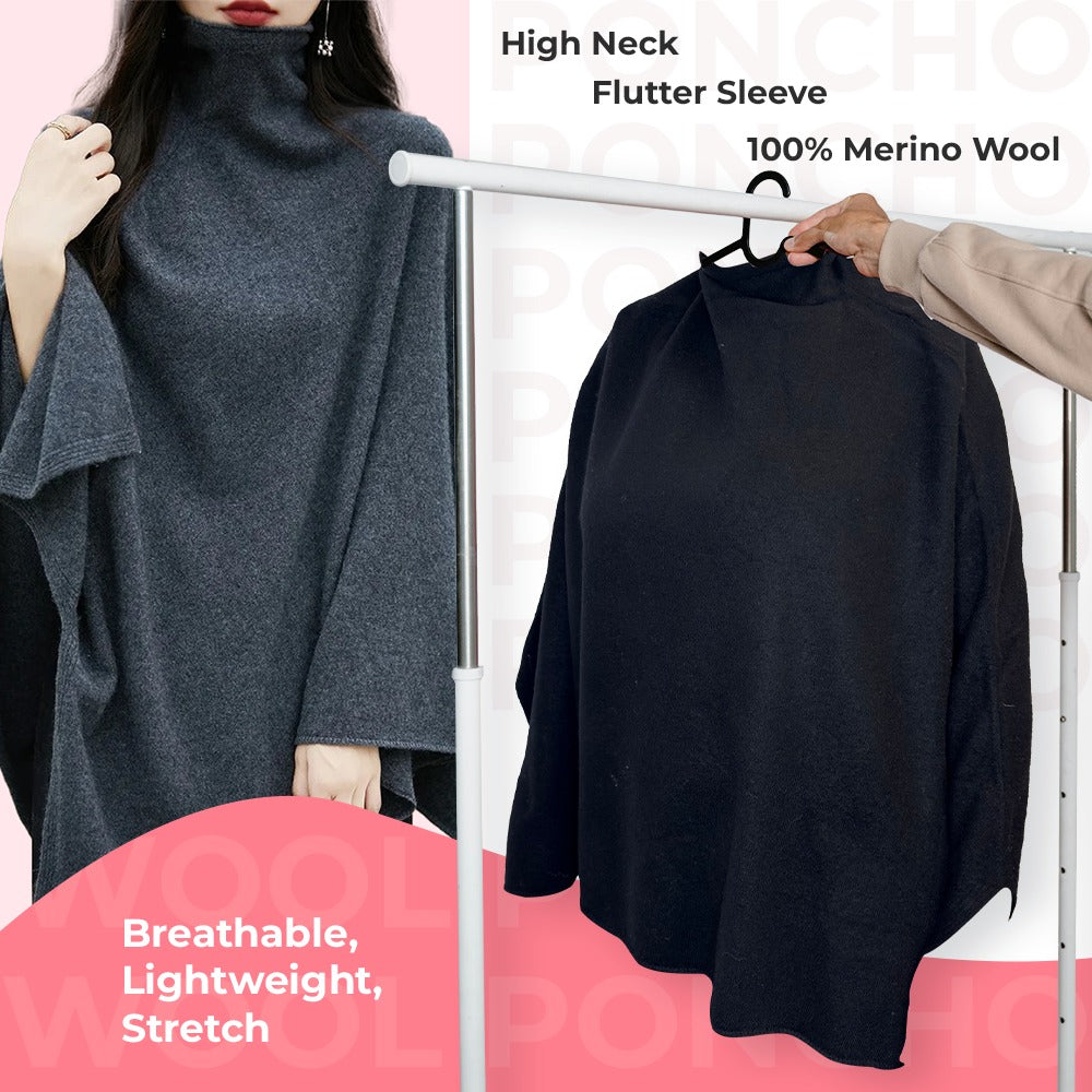 Spring Autumn High-Quality Wool Shawl